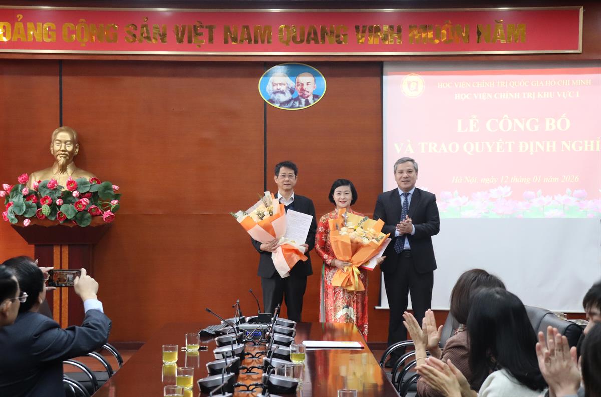 Trao Quyết định nghỉ hưu tháng 01/2026